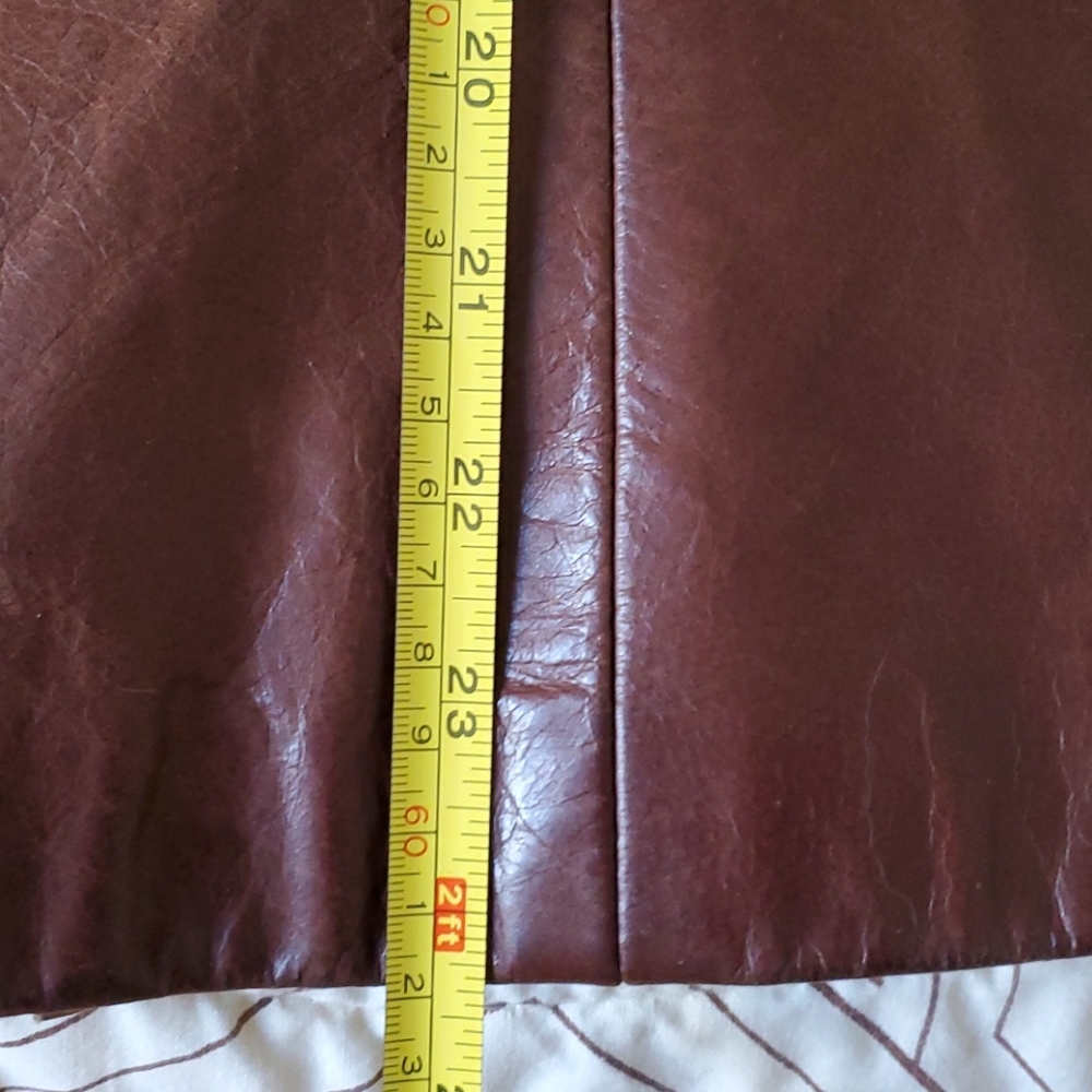 RUDSAK Brown Leather Jacket – Snap Button – Made in Canada - Picture 15 of 15